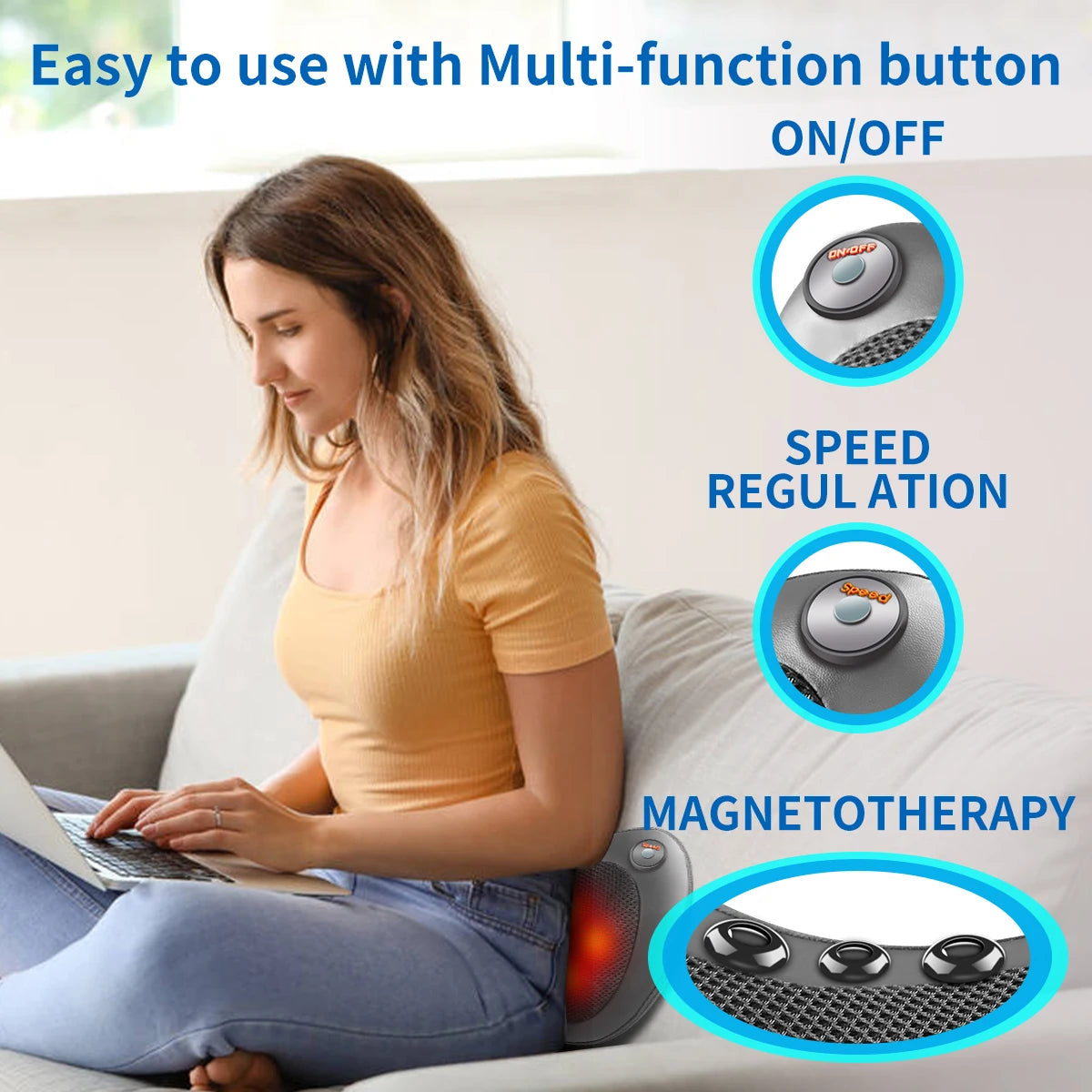 Massage Pillow Infrared Therapy